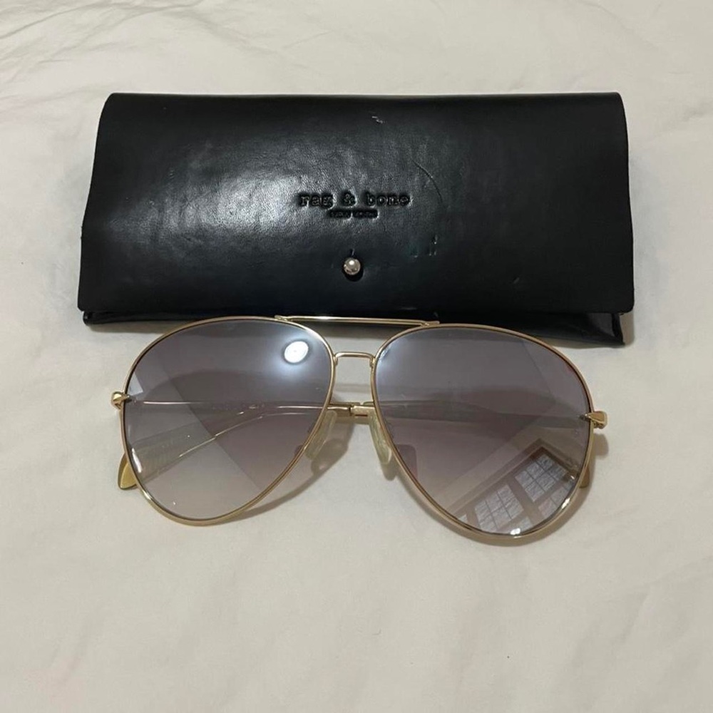 Rag and Bone Aviator Sunglasses